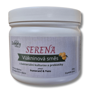 Vlákninová směs Serena – dóza s vlákninovým nápojem pro každodenní podporu trávení